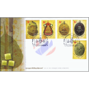 Five Venerated Monks Medallions -FDC(I)-