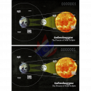 The Space: The Process of Solar Eclipse (386A-386B) (MNH)