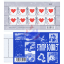 Greeting Stamp: Heart A -STAMP BOOKLET-