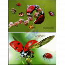 Insects: Ladybugs (II) (381A-382B) -PERFORATED AND IMPERFORATED- (MNH)