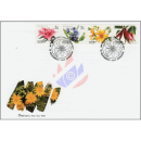 New Year 1993: Flowers (V) -FDC(I)-