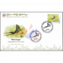 Butterflies: White Dragon (Lamproptera curius curius) -FDC(I)-