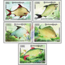 Freshwater fish -PERFORATED- (MNH)