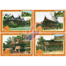 THAIPEX 97 - Thai Traditional Houses -MAXIMUM CARDS-
