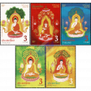 Visakhapuja-Tag 2023: Die 5 Buddhas aus Bhadda-kappa (**)