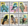 EMS-Express Stamps: Songbirds