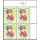 Costumes of the tribes (I) -BLOCK OF 4 CORNER TOP RIGHT- (MNH)