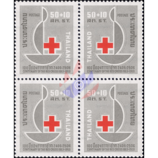 100 Jahre Rotes Kreuz -4er BLOCK- (**)