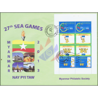 27. Sdostasiatische Sportspiele (SEA Games), Naypyidaw -FDC(I)-I-