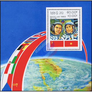3. Jahrestag des gemeinsamen sowjetisch-vietnamesischen Raumflugs (97A) (**)