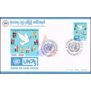 75 years of the UN - Shaping our future together -FDC(I)-