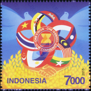 ASEAN 2015: One Vision, One Identity, One Community -INDONESIA- (MNH)