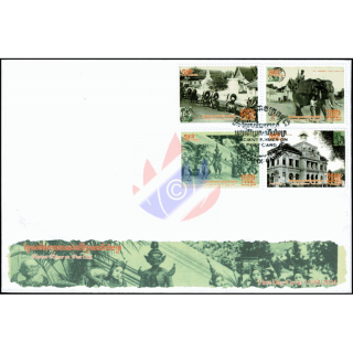 Ancient Khmer on Postcard (I) -FDC(I)-