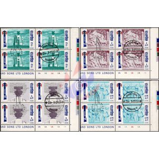 Movement of October 14, 1973 -BLOCK OF 4- (MNH/G)