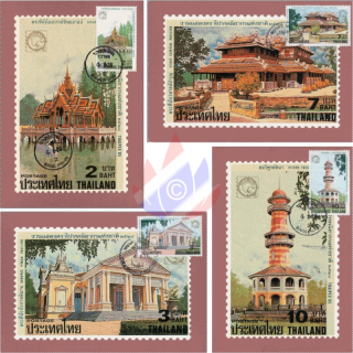 Briefmarkenausstellung THAIPEX 85 -MAXIMUM KARTEN