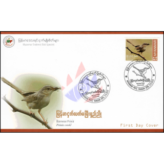 Endemische Vogelarten: Weibrauenkleiber -FDC(I)-