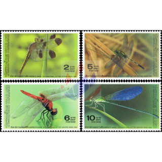 Internationale Briefwoche: Libellen -GESTEMPELT-