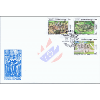 Khmer Culture: Temples in the Angkor Ruins -FDC(I)-I-