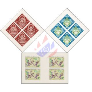 Laotian Mythology (I) -BLOCK OF 4 PROOF (II)- (MNH)