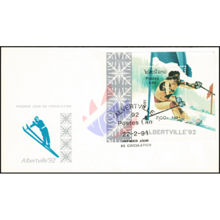 Olympische Winterspiele 1992, Albertville (III) (137A) -FDC(I)-I-