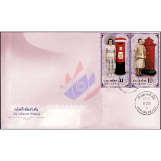 Prinzessin Sirindhorn, die Briefmarkensammlerin -FDC(I)-IT-