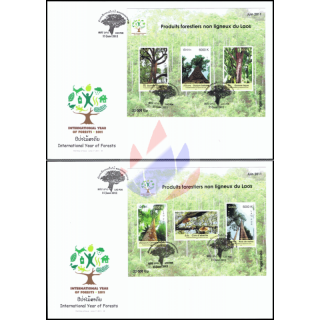 International Year of Forests 2011 (232B-233B) -FDC(I)-I-