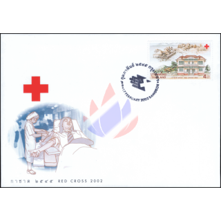 Rotes Kreuz: 100 Jahre Knigin-Sawang-Wadhana-Krankenhaus -FDC(I)-