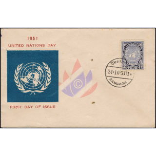 Tag der Vereinten Nationen 1951 -FDC(I)-T-