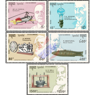 World Exhibition EXPO 92, Seville - Inventors and their inventions (MNH)