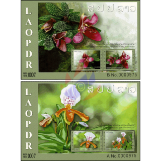 Wild Orchids: Venus Slipper (279A-280A) -PERFORATED- (MNH)